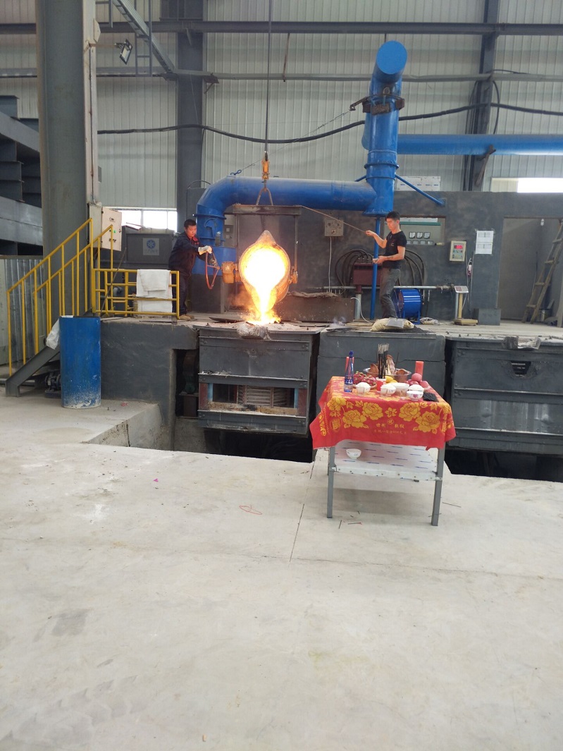 Good news! 10000 ton foundry started furnace