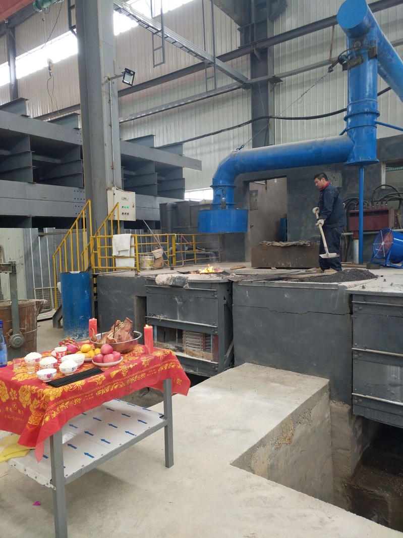 Good news! 10000 ton foundry started furnace