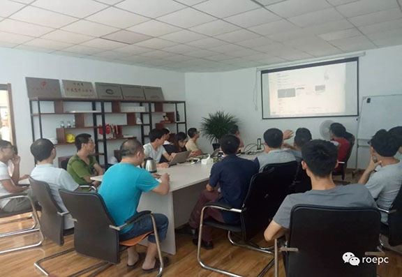 Ruiou Lost Foam Mould Technology Department and Process Department Hold a Field Summary and Equipment Improvement Seminar!