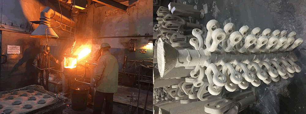 Ukraine Site---Lost Foam Process---Circular Production Line