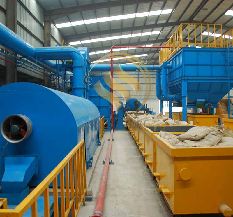 Horizontal Cold Sand Processing System